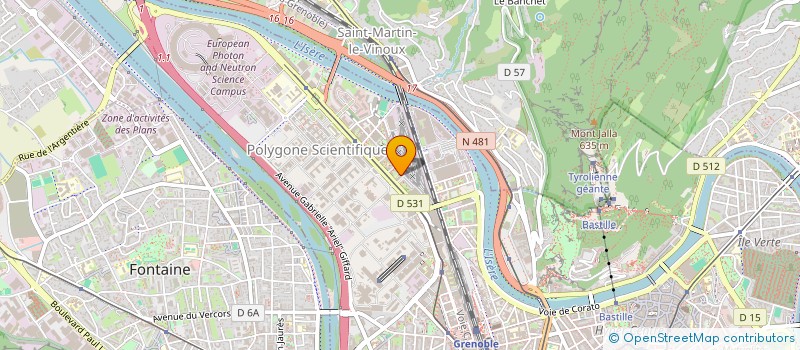 localisation de l'entreprise MONSIEUR MOHAMED BALTACHE  GRENOBLE