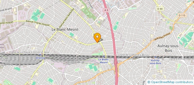 localisation de l'entreprise MONSIEUR MOHAMED BAMBA  LE BLANC-MESNIL