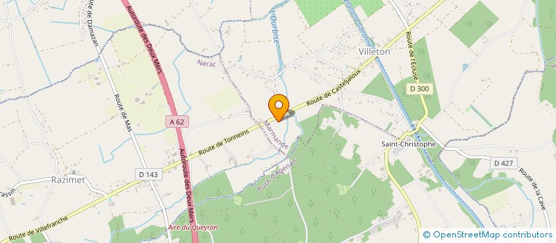 localisation de l'entreprise MONSIEUR MOHAMED BANNANI  VILLETON