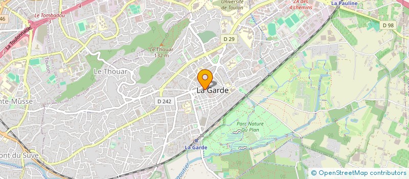 localisation de l'entreprise MONSIEUR MOHAMED BARAMA  LA GARDE