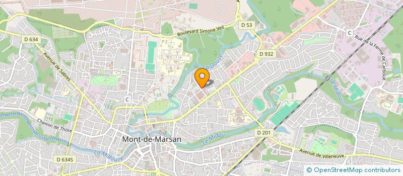 localisation de l'entreprise MONSIEUR MOHAMED BARCHOUDI  MONT-DE-MARSAN