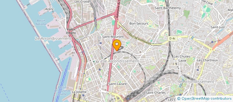 localisation de l'entreprise MONSIEUR MOHAMED BARNAOUI  MARSEILLE