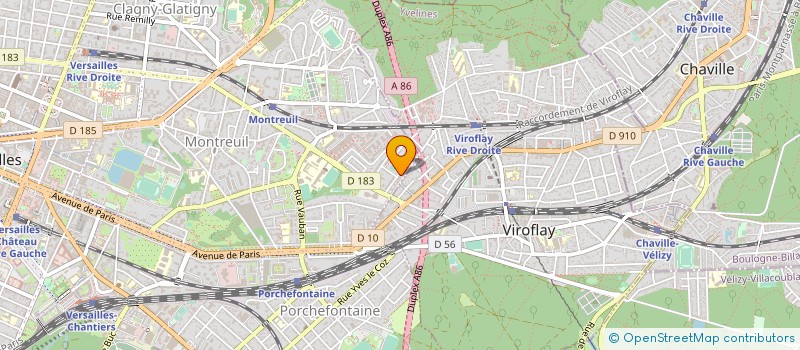 localisation de l'entreprise MONSIEUR MOHAMED BAROUR à VERSAILLES