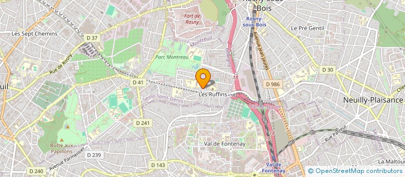 localisation de l'entreprise MONSIEUR MOHAMED BARRIE à MONTREUIL