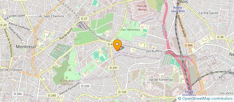 localisation de l'entreprise MONSIEUR MOHAMED BATHILY à MONTREUIL