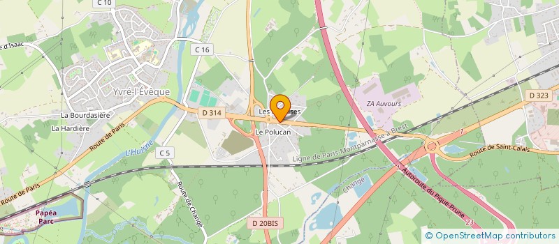 localisation de l'entreprise MONSIEUR MOHAMED BAYBAY  YVRE-L'EVEQUE