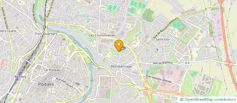 localisation de l'entreprise MONSIEUR MOHAMED BAYO  POITIERS