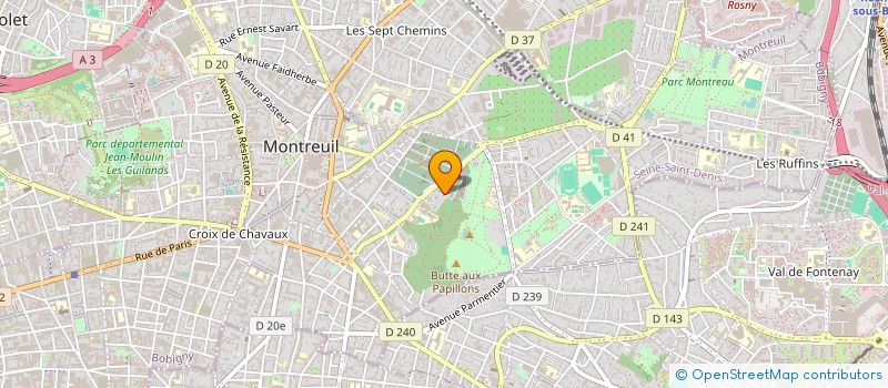 localisation de l'entreprise MONSIEUR MOHAMED BAYO à MONTREUIL