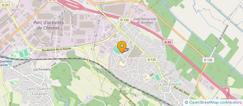 localisation de l'entreprise MONSIEUR MOHAMED BAYOULI  LA VERPILLIERE