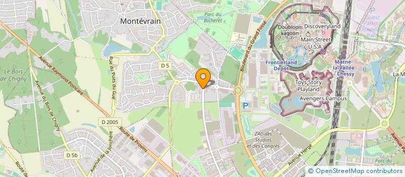 localisation de l'entreprise MONSIEUR MOHAMED-BAYREM ALLAGUI  MONTEVRAIN