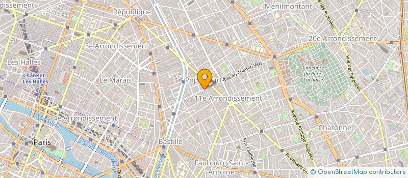localisation de l'entreprise MONSIEUR MOHAMED BAZINE à PARIS