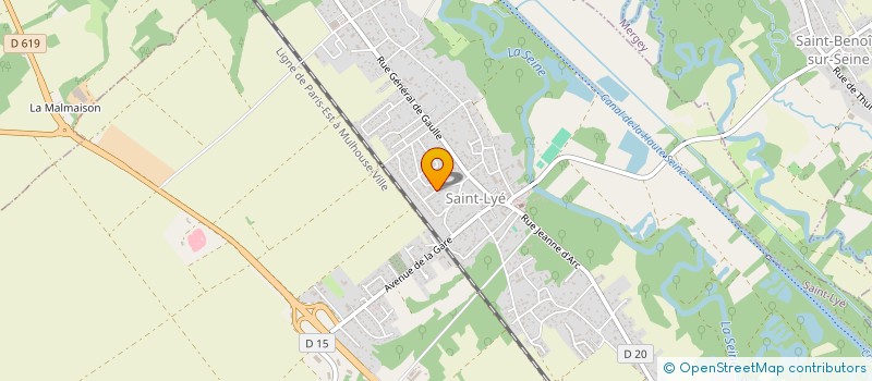 localisation de l'entreprise MONSIEUR MOHAMED BAZIZ  SAINT-LYE