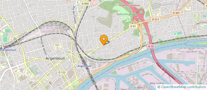 localisation de l'entreprise MONSIEUR MOHAMED BECHEDLI  ARGENTEUIL