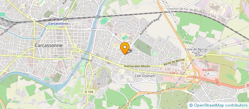 localisation de l'entreprise MONSIEUR MOHAMED BECHIR ALLAGUI  CARCASSONNE