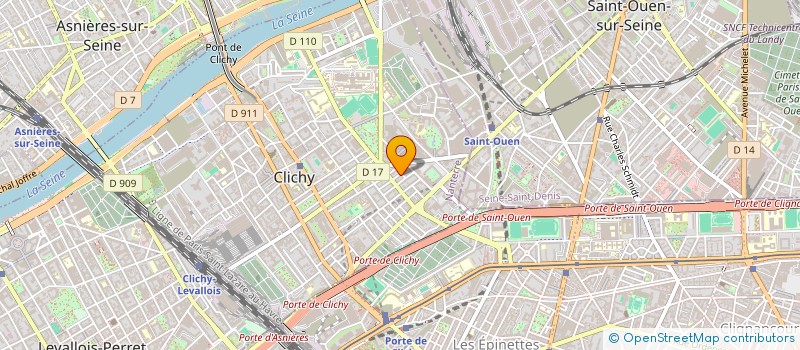 localisation de l'entreprise MONSIEUR MOHAMED BECHIR MELIJEBTOU   PANTIN