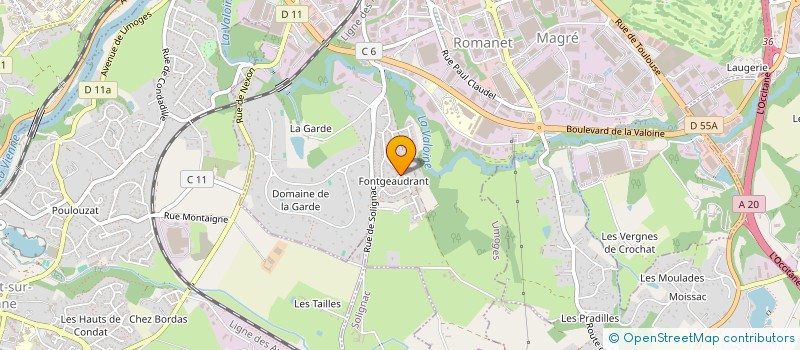 localisation de l'entreprise MONSIEUR MOHAMED BEDANI à LIMOGES
