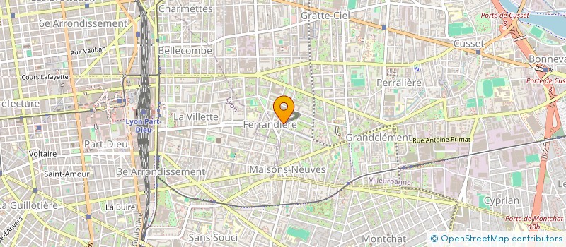 localisation de l'entreprise MONSIEUR MOHAMED BEDIRI  VILLEURBANNE