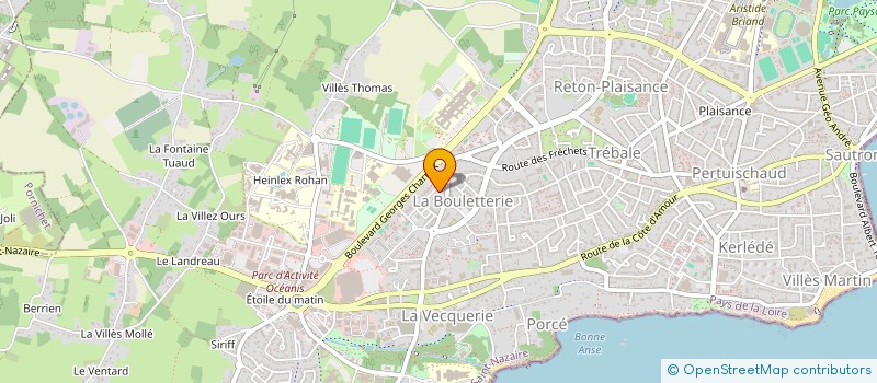 localisation de l'entreprise MONSIEUR MOHAMED BEDJAOUI  SAINT-NAZAIRE