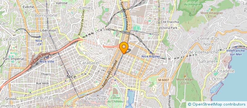 localisation de l'entreprise MONSIEUR MOHAMED BEDJIAH  NICE