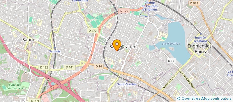 localisation de l'entreprise MONSIEUR MOHAMED BEDNIF  SAINT-GRATIEN