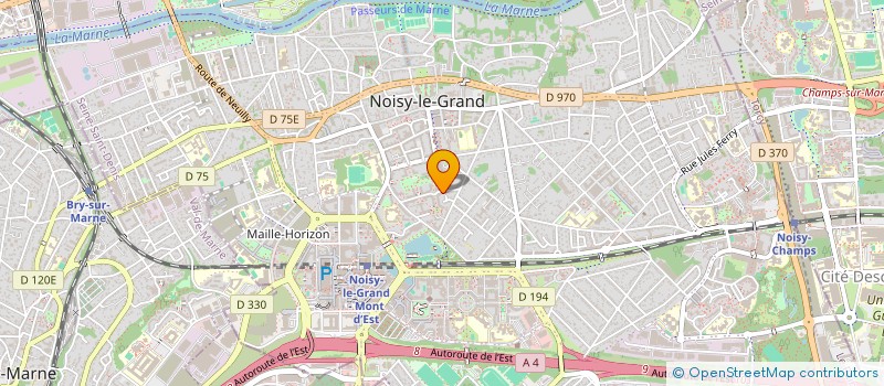 localisation de l'entreprise MONSIEUR MOHAMED BEJAOUI à NOISY-LE-GRAND