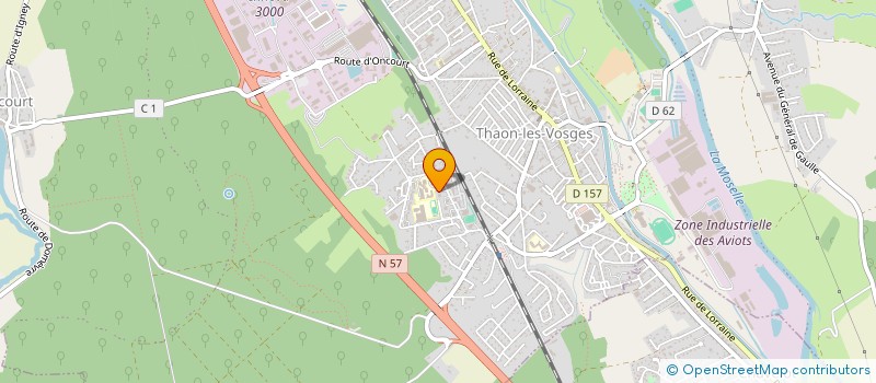 localisation de l'entreprise MONSIEUR MOHAMED BEJI  THAON-LES-VOSGES