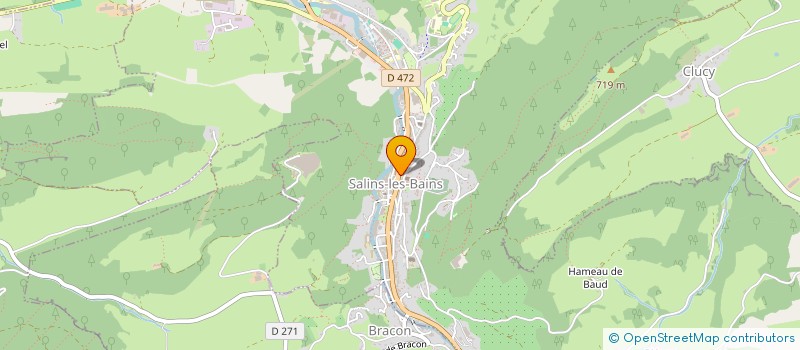 localisation de l'entreprise MONSIEUR MOHAMED BEKDA  SALINS-LES-BAINS