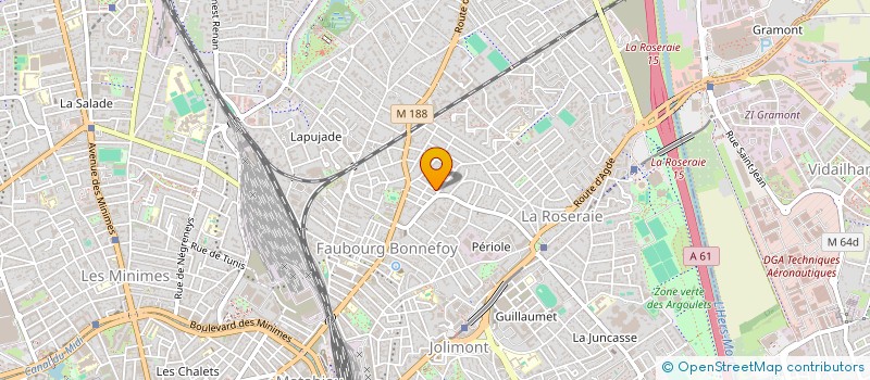 localisation de l'entreprise MONSIEUR MOHAMED BEKHADA à TOULOUSE