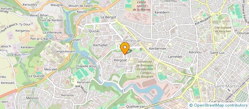 localisation de l'entreprise MONSIEUR MOHAMED BEKHOUCHE à BREST