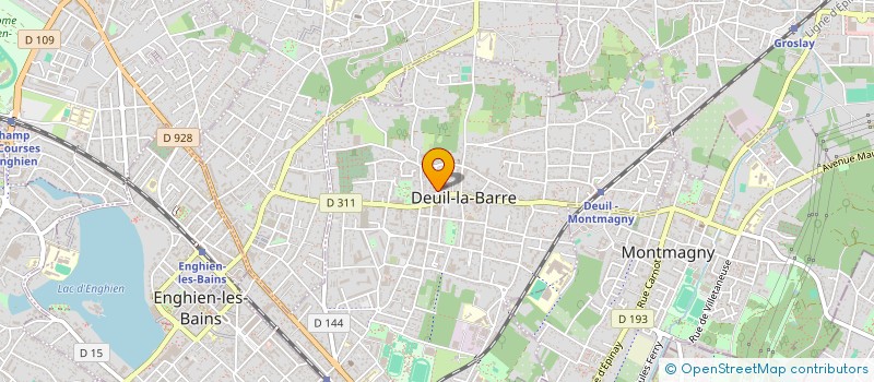 localisation de l'entreprise MONSIEUR MOHAMED BEKHTAOUI  DEUIL-LA-BARRE