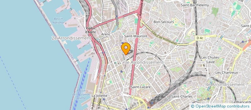 localisation de l'entreprise MONSIEUR MOHAMED BEKKAR  MARSEILLE