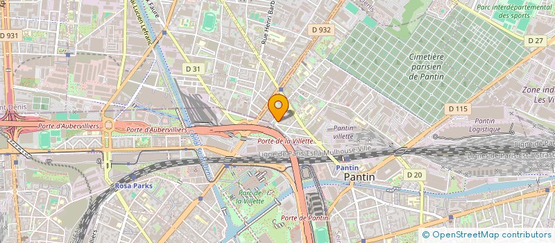 localisation de l'entreprise MONSIEUR MOHAMED BEKOUCHE  PANTIN