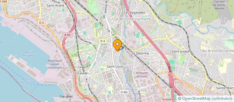 localisation de l'entreprise MONSIEUR MOHAMED BEKOUCHE à MARSEILLE