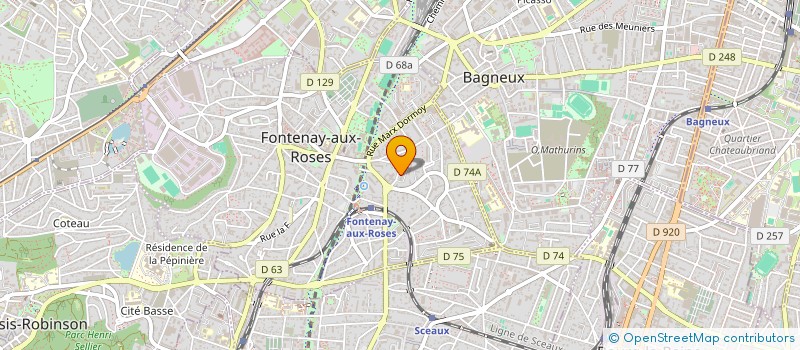 localisation de l'entreprise MONSIEUR MOHAMED BEL HADJ à FONTENAY-AUX-ROSES