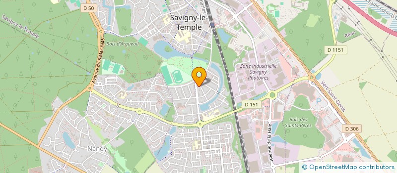 localisation de l'entreprise MONSIEUR MOHAMED BEL HADJ AMOR  SAVIGNY-LE-TEMPLE