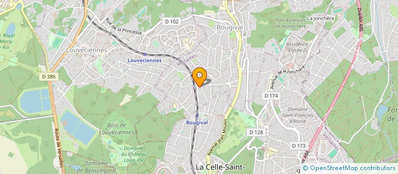 localisation de l'entreprise MONSIEUR MOHAMED BEL-LAKHTIR à BOUGIVAL