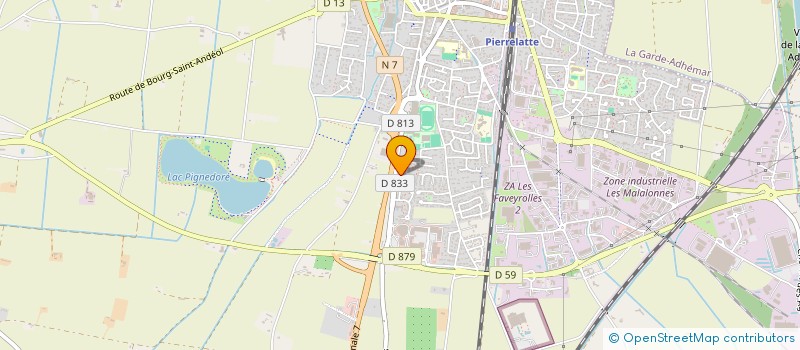 localisation de l'entreprise MONSIEUR MOHAMED BELABBAS  PIERRELATTE