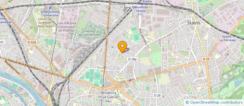 localisation de l'entreprise MONSIEUR MOHAMED BELADZAR  SAINT-DENIS