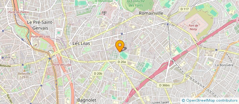 localisation de l'entreprise MONSIEUR MOHAMED BELAID à BAGNOLET