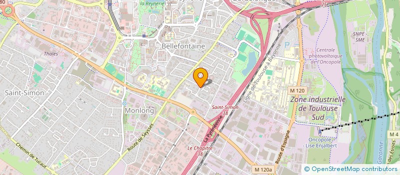 localisation de l'entreprise MONSIEUR MOHAMED BELALIA à TOULOUSE
