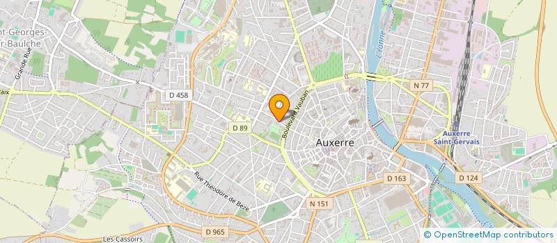 localisation de l'entreprise MONSIEUR MOHAMED BELARBI à AUXERRE