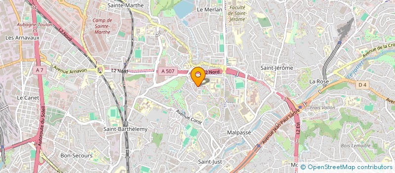 localisation de l'entreprise MONSIEUR MOHAMED BELBACHIR à MARSEILLE 13EME