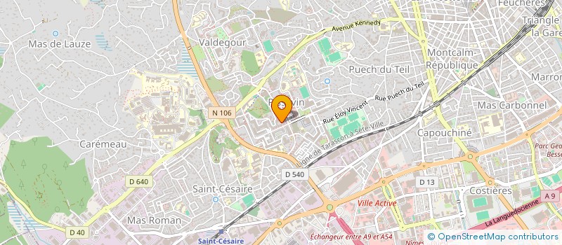 localisation de l'entreprise MONSIEUR MOHAMED BELBACHIR  NIMES