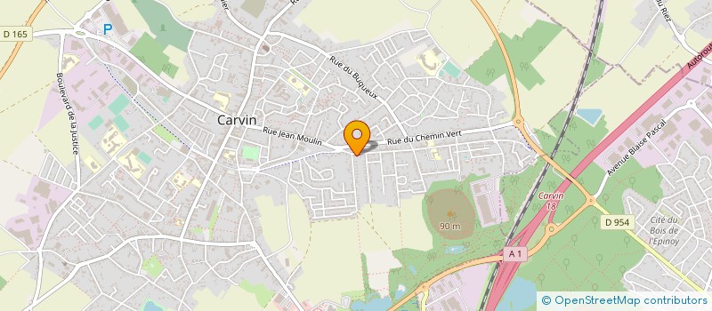 localisation de l'entreprise MONSIEUR MOHAMED BELDJILALI  CARVIN