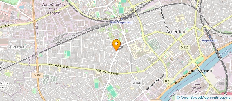 localisation de l'entreprise MONSIEUR MOHAMED BELDJILLALI à ARGENTEUIL