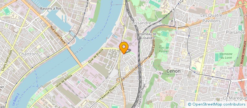 localisation de l'entreprise MONSIEUR MOHAMED BELERRAJOUL  CENON