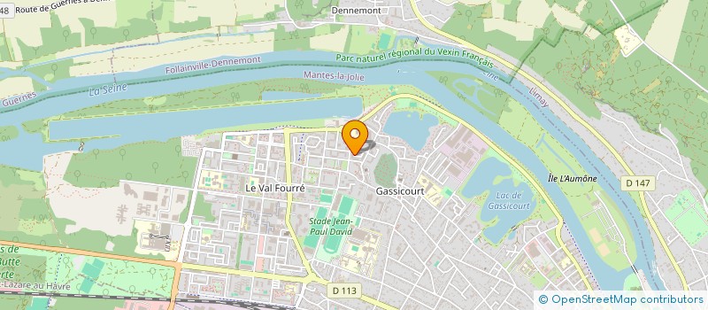 localisation de l'entreprise MONSIEUR MOHAMED BELGHAZI  MANTES-LA-JOLIE