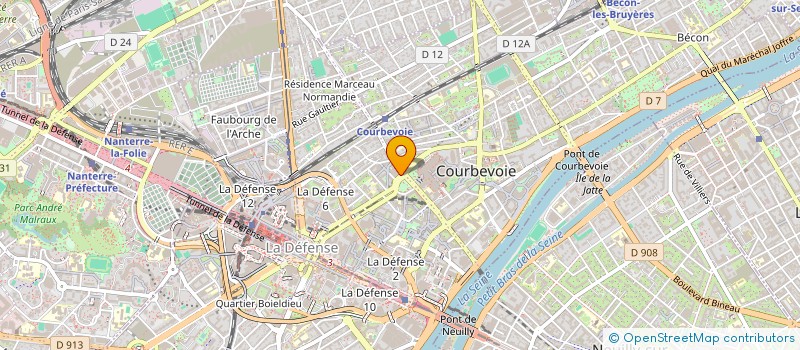 localisation de l'entreprise MONSIEUR MOHAMED BELGUIDOUM à COURBEVOIE