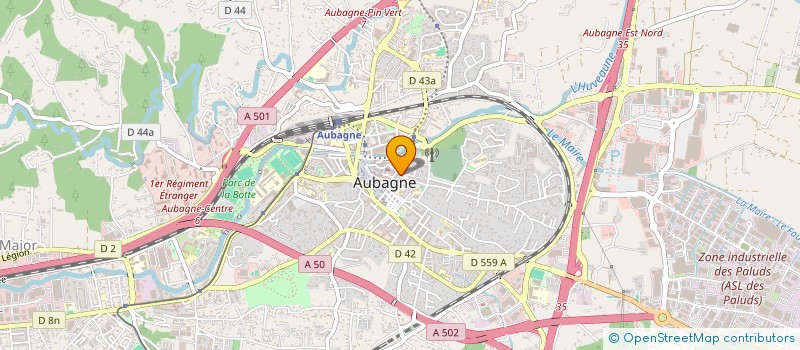 localisation de l'entreprise MONSIEUR MOHAMED BELHADJ à AUBAGNE