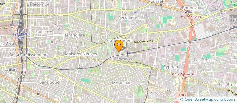 localisation de l'entreprise MONSIEUR MOHAMED BELHADJ BENZIANE  VILLEURBANNE